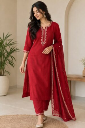 red kurta